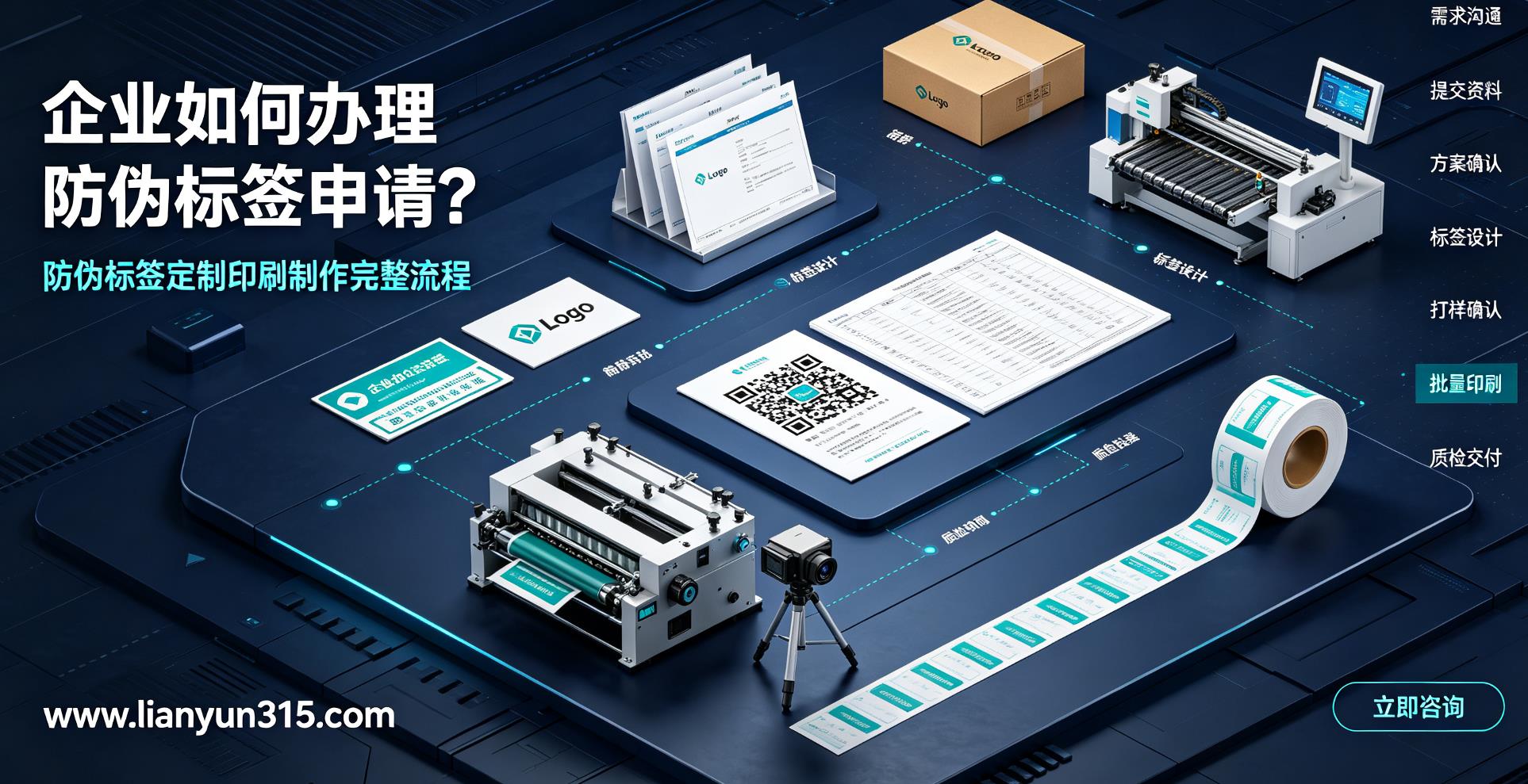 企业如何办理防伪标签申请?防伪标签定制印刷制作完整流程 企业如何办理防伪标签申请?防伪标签定制印刷制作完整流程