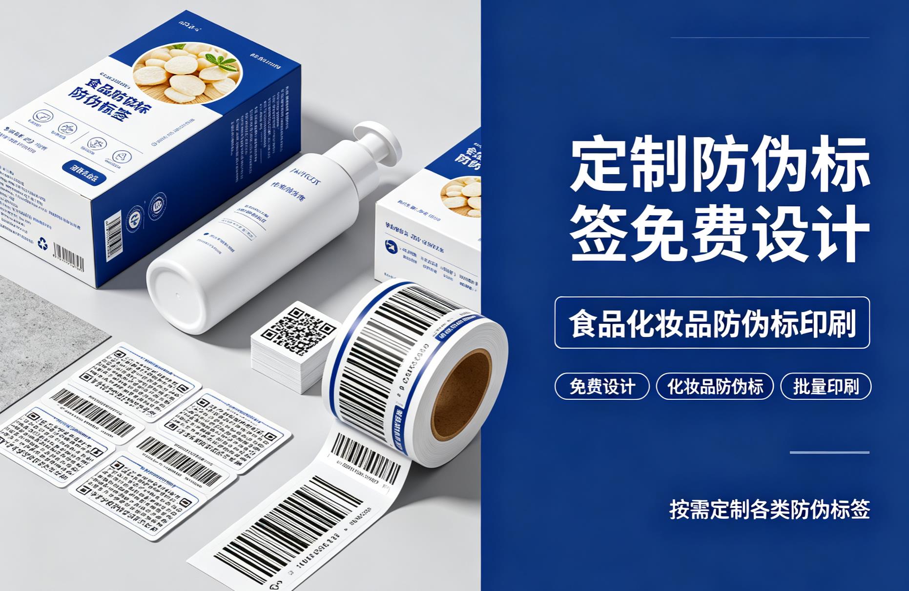 定制防伪标签免费设计 食品化妆品防伪标印刷 定制防伪标签免费设计 食品化妆品防伪标印刷