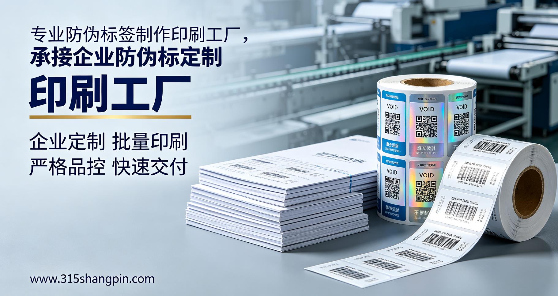 专业防伪标签制作印刷工厂，承接企业防伪标定制