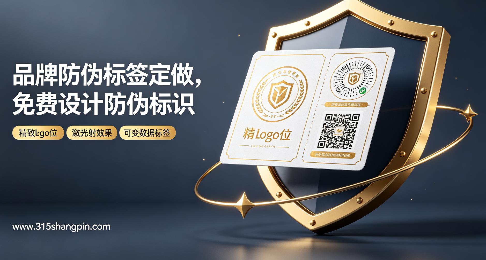 品牌防伪标签定做，免费设计防伪标识