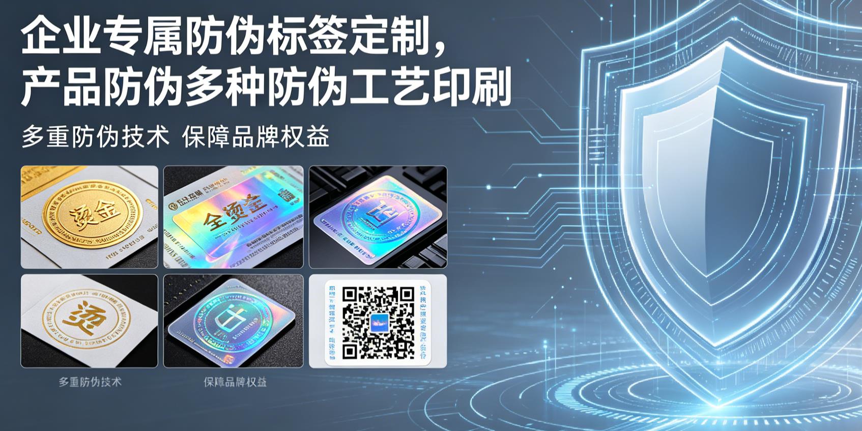 企业专属防伪标签定制，产品防伪多种防伪工艺印刷
