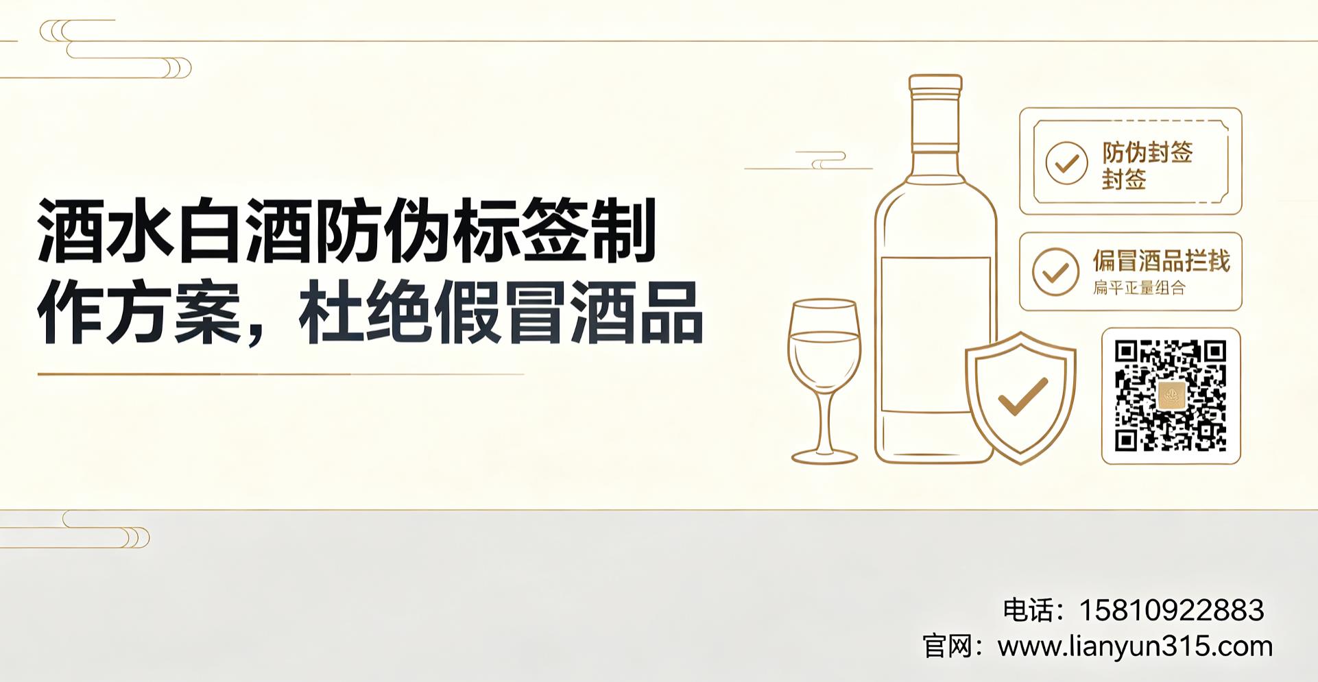 酒水白酒防伪标签制作方案,杜绝假冒酒品 酒水白酒防伪标签制作方案,杜绝假冒酒品