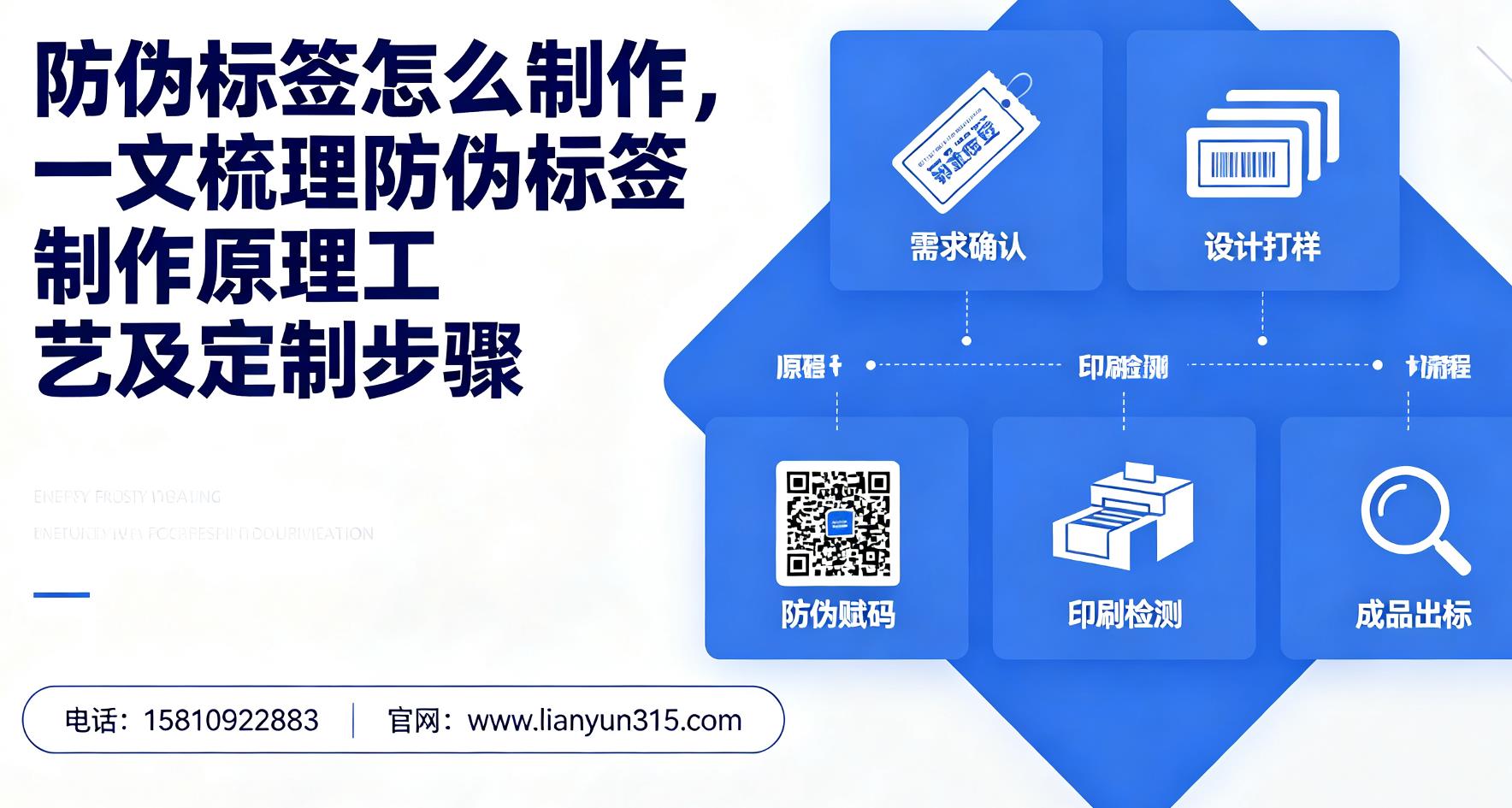 防伪标签怎么制作，一文梳理防伪标签制作原理工艺及定制步骤