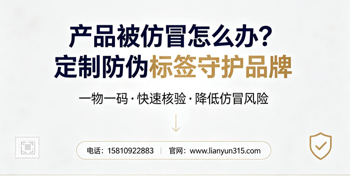 产品被仿冒怎么办?定制防伪标签守护品牌 产品被仿冒怎么办?定制防伪标签守护品牌