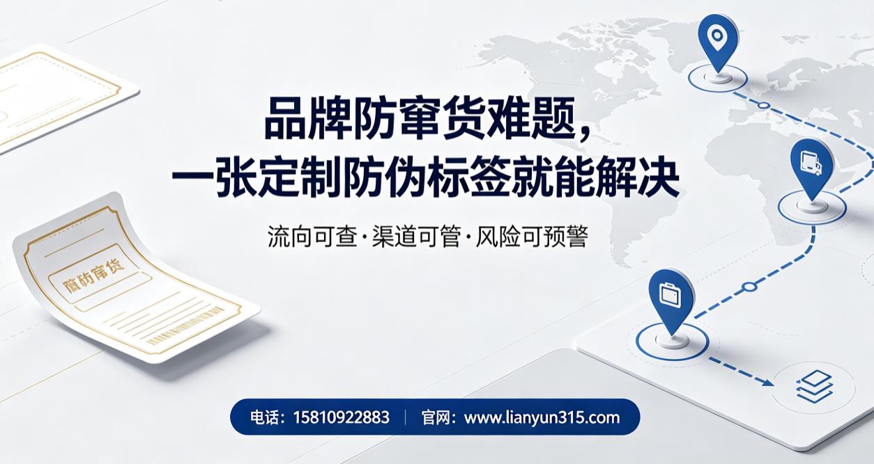 品牌防窜货难题，一张定制防伪标签就能解决