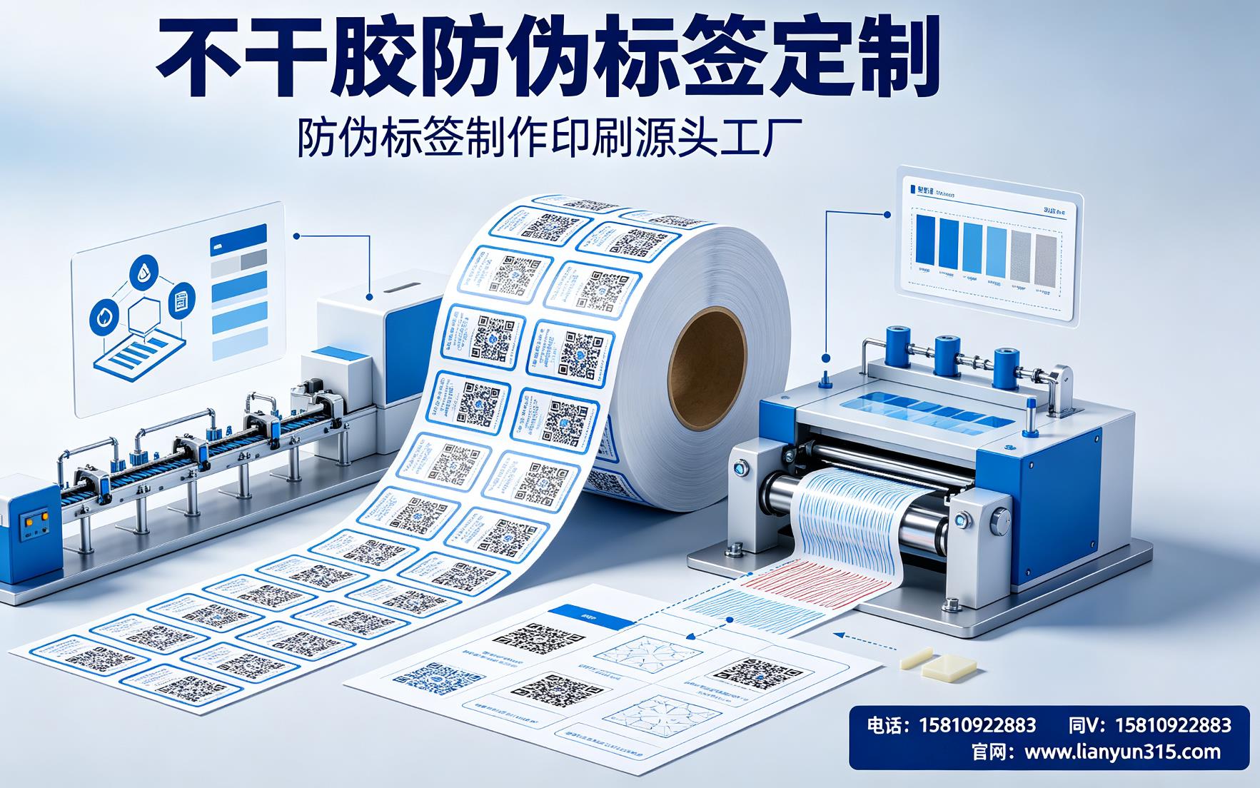 不干胶防伪标签定制，防伪标签制作印刷源头工厂