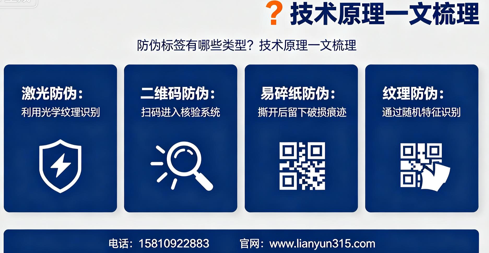 防伪标签有哪些类型?技术原理一文梳理 防伪标签有哪些类型?技术原理一文梳理