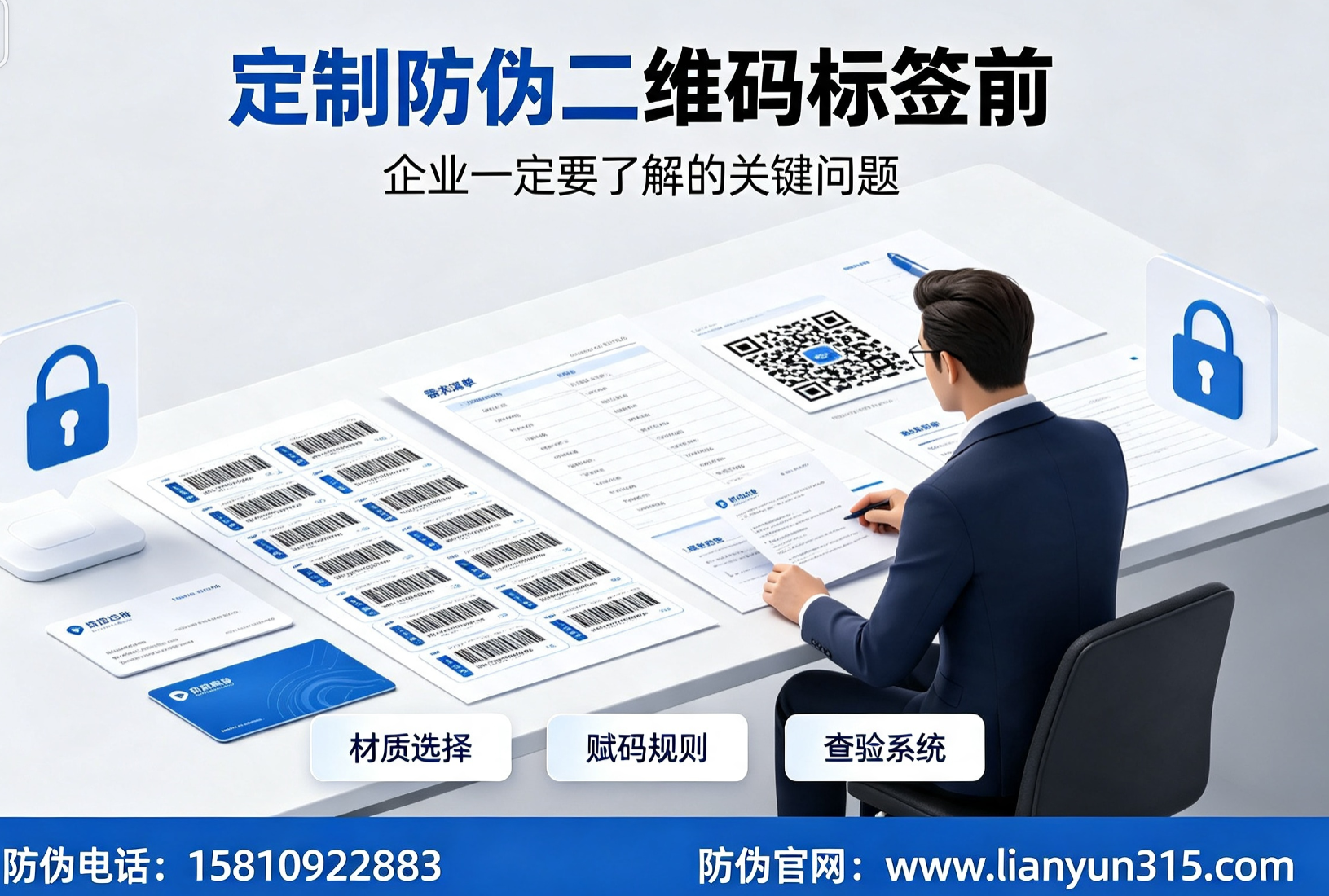 定制防伪二维码标签前,企业一定要了解的防伪关键问题 定制防伪二维码标签前,企业一定要了解的防伪关键问题