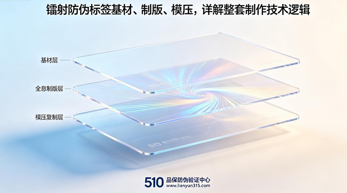 镭射防伪标签基材、制版、模压,详解整套防伪标签制作技术逻辑 镭射防伪标签基材、制版、模压,详解整套防伪标签制作技术逻辑