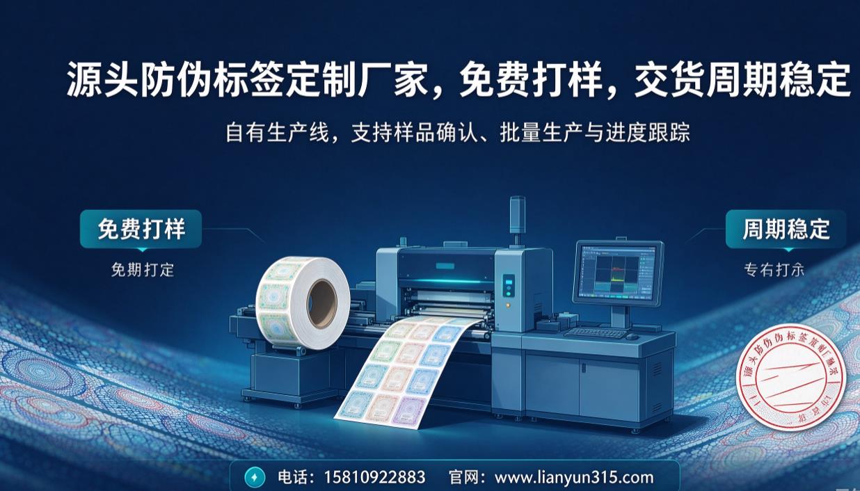 源头防伪标签定制厂家,免费打样,交货周期稳定 源头防伪标签定制厂家,免费打样,交货周期稳定