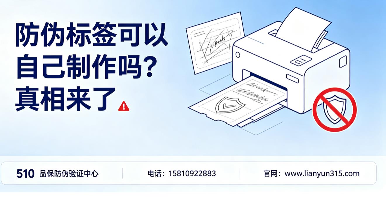 防伪标签可以自己制作吗?真相来了 防伪标签可以自己制作吗?真相来了
