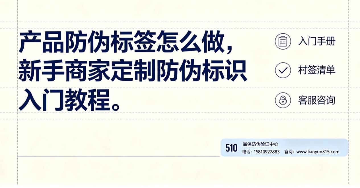 产品防伪标签怎么做,新手商家定制防伪标识入门教程 产品防伪标签怎么做,新手商家定制防伪标识入门教程