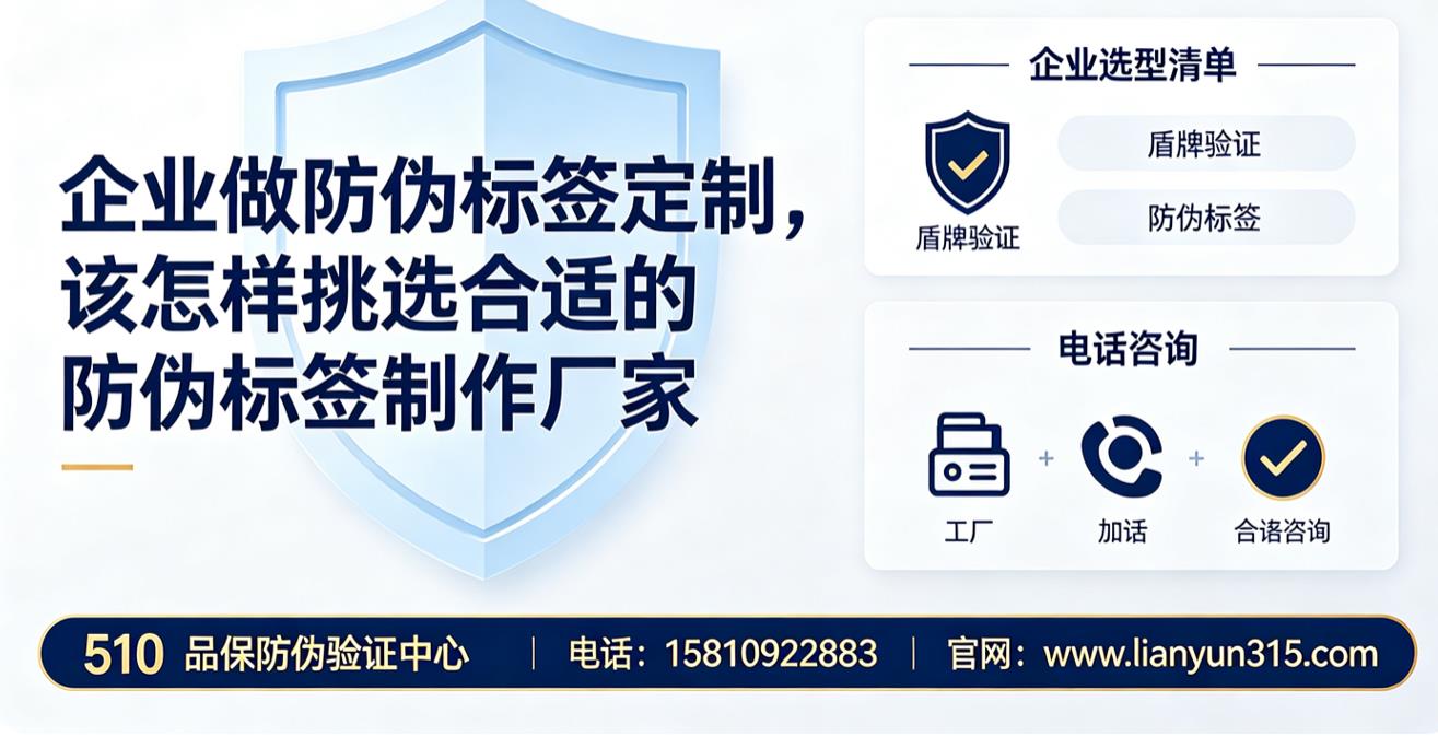 企业做防伪标签定制,该怎样挑选合适的防伪标签制作厂家 企业做防伪标签定制,该怎样挑选合适的防伪标签制作厂家