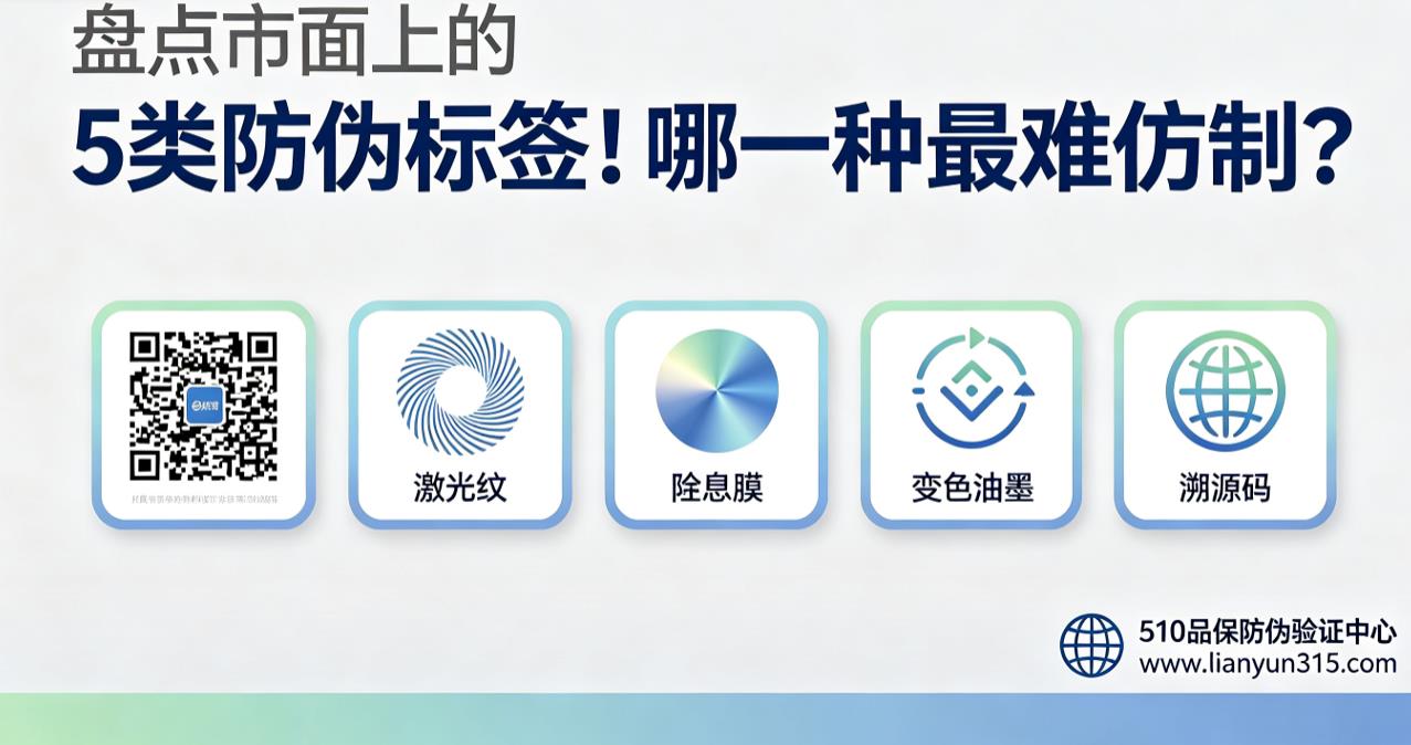 盘点市面上的 5 类防伪标签!哪一种难仿制? 盘点市面上的 5 类防伪标签!哪一种难仿制?