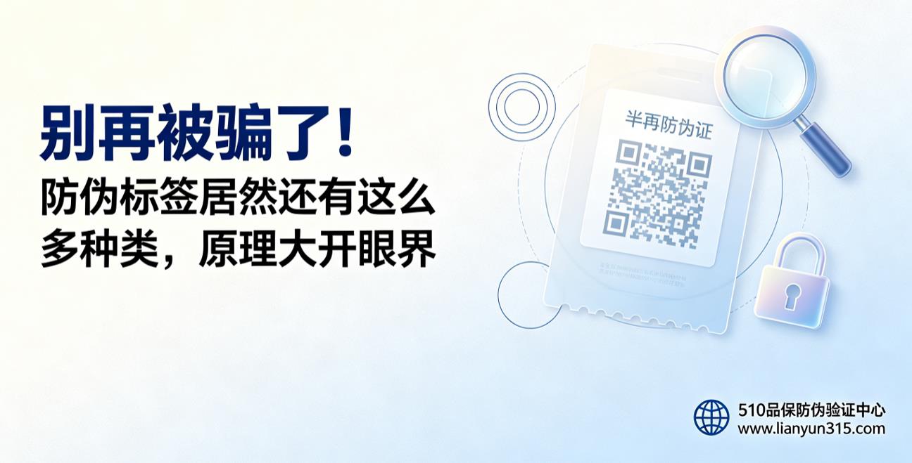 别再被骗了!防伪标签居然还有这么多种类,原理大开眼界 别再被骗了!防伪标签居然还有这么多种类,原理大开眼界