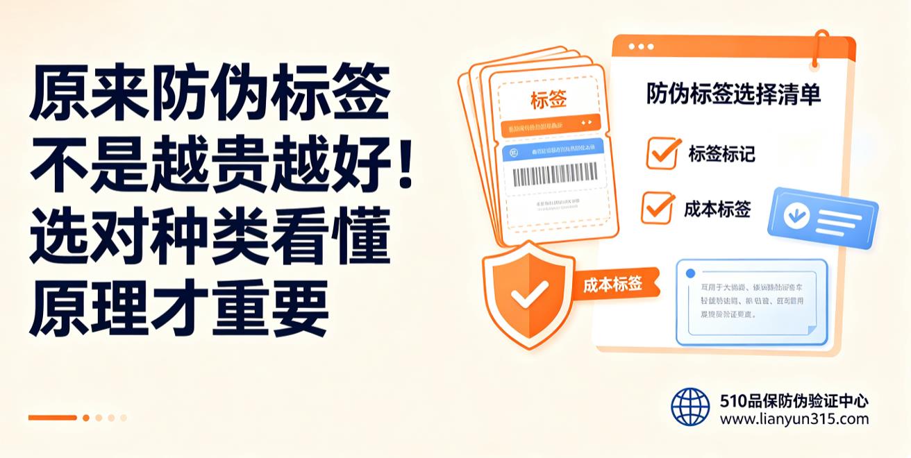 原来防伪标签不是越贵越好!选对种类看懂原理才重要 原来防伪标签不是越贵越好!选对种类看懂原理才重要