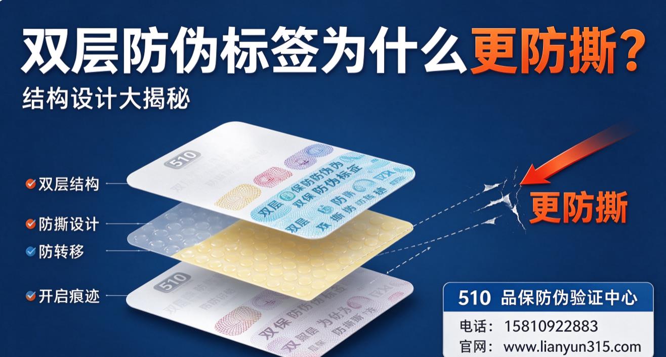 双层防伪标签为什么更防撕?结构设计大揭秘 双层防伪标签为什么更防撕?结构设计大揭秘