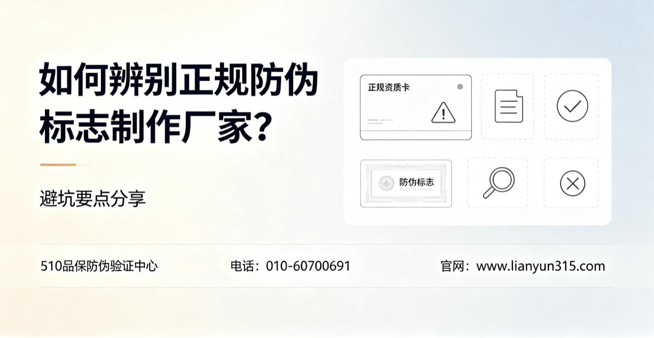 如何辨别正规防伪标志制作厂家?避坑要点分享 如何辨别正规防伪标志制作厂家?避坑要点分享
