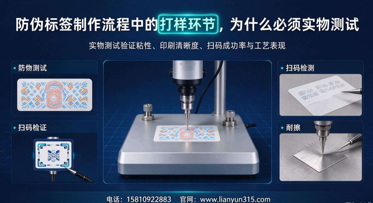 防伪标签制作流程中的打样环节,为什么必须实物测试 防伪标签制作流程中的打样环节,为什么必须实物测试