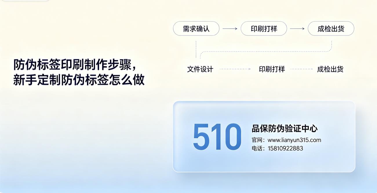 防伪标签印刷制作步骤，新手定制防伪标签怎么做？