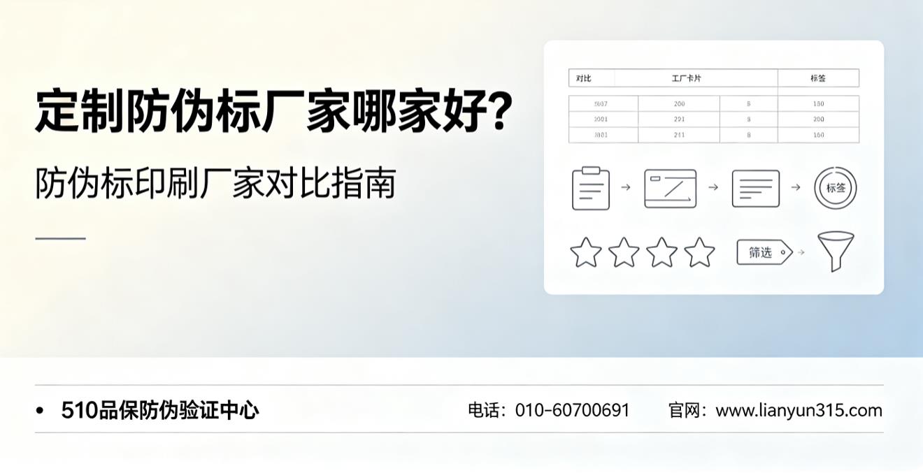 定制防伪标厂家哪家好?防伪标印刷厂家对比指南 定制防伪标厂家哪家好?防伪标印刷厂家对比指南