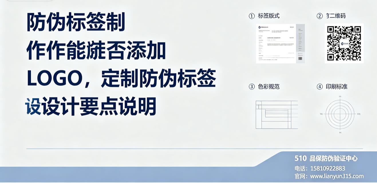 防伪标签制作能否添加 LOGO，定制防伪标签设计要点说明