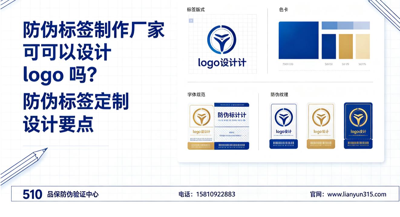 防伪标签制作厂家可以设计 logo 吗？防伪标签定制设计要点