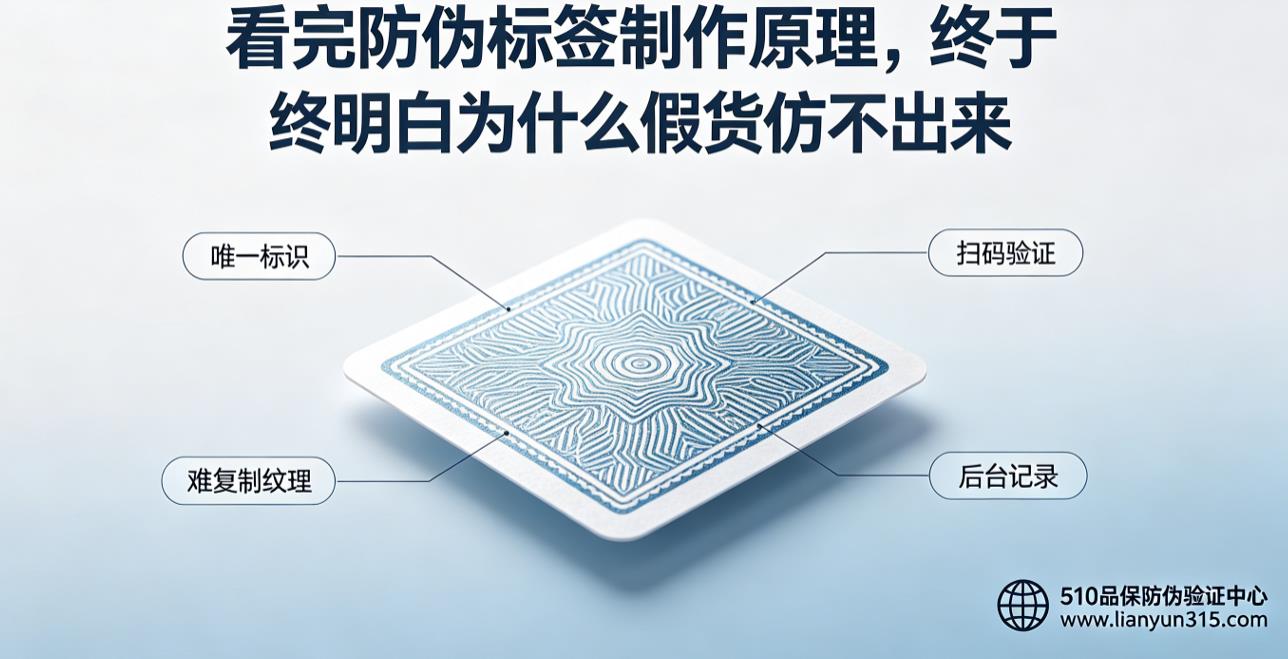 看完防伪标签制作原理,终于明白为什么假货仿不出来 看完防伪标签制作原理,终于明白为什么假货仿不出来