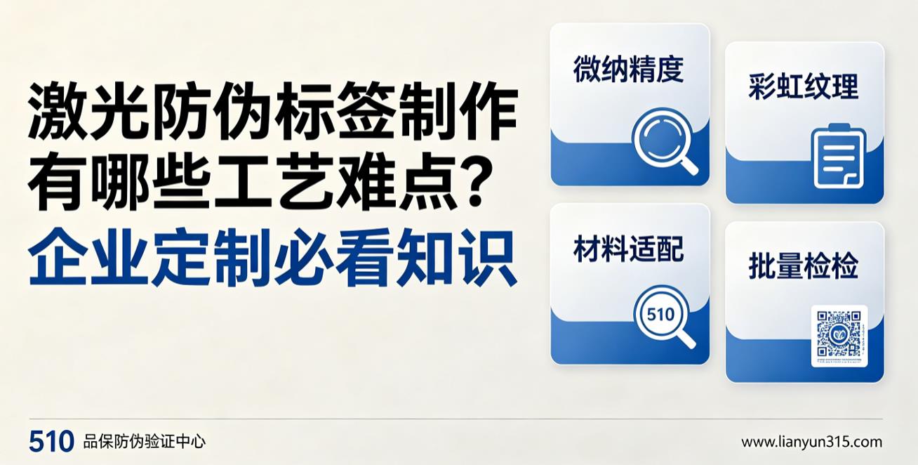 激光防伪标签制作有哪些工艺难点?企业定制防伪标签必看知识 激光防伪标签制作有哪些工艺难点?企业定制防伪标签必看知识