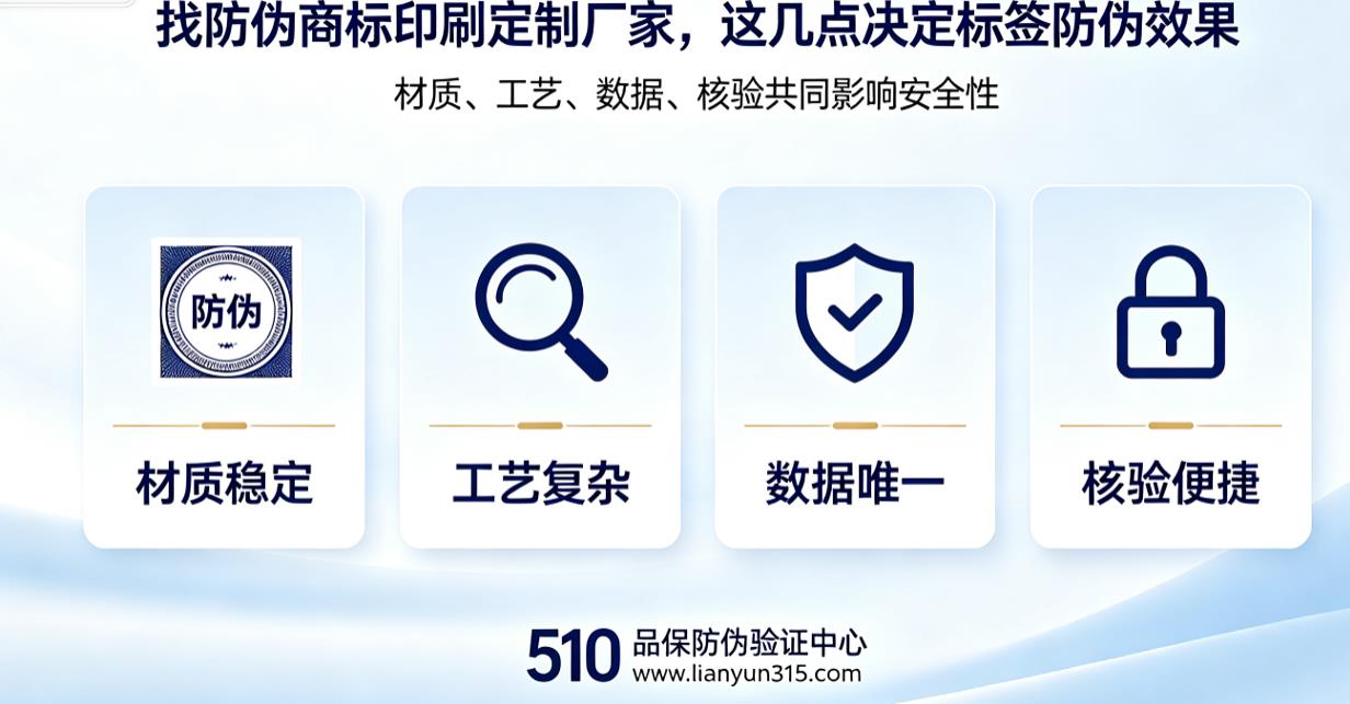 找防伪商标印刷定制厂家,这几点决定标签防伪效果 找防伪商标印刷定制厂家,这几点决定标签防伪效果
