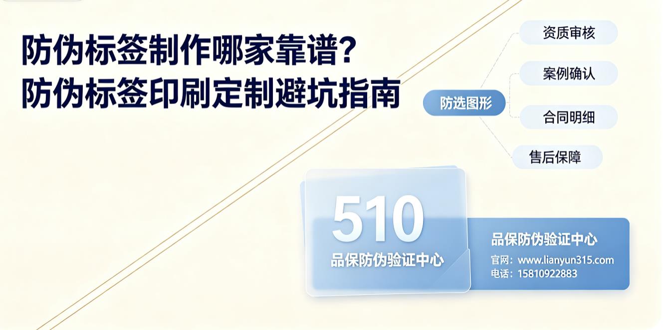 防伪标签制作哪家靠谱?防伪标签印刷定制避坑指南 防伪标签制作哪家靠谱?防伪标签印刷定制避坑指南