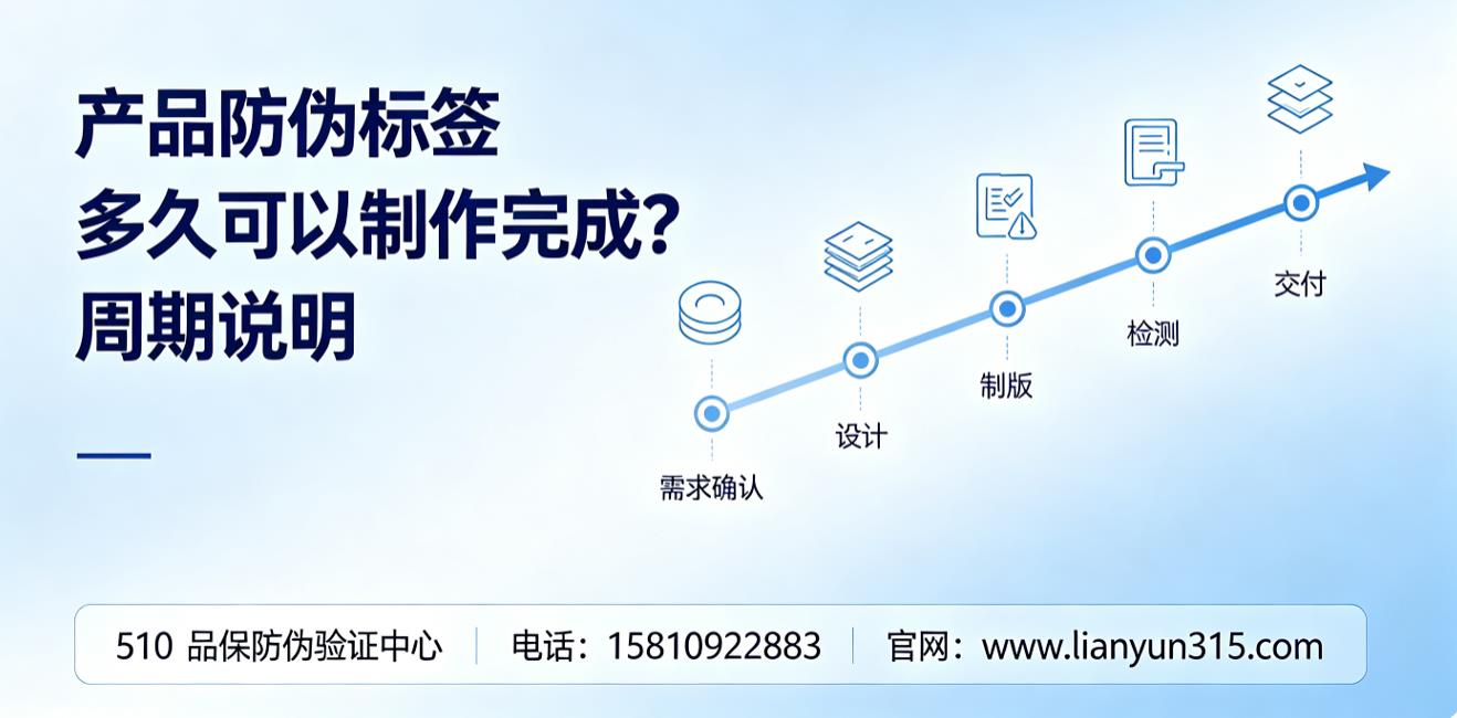 产品防伪标签多久可以制作完成?周期说明 产品防伪标签多久可以制作完成?周期说明