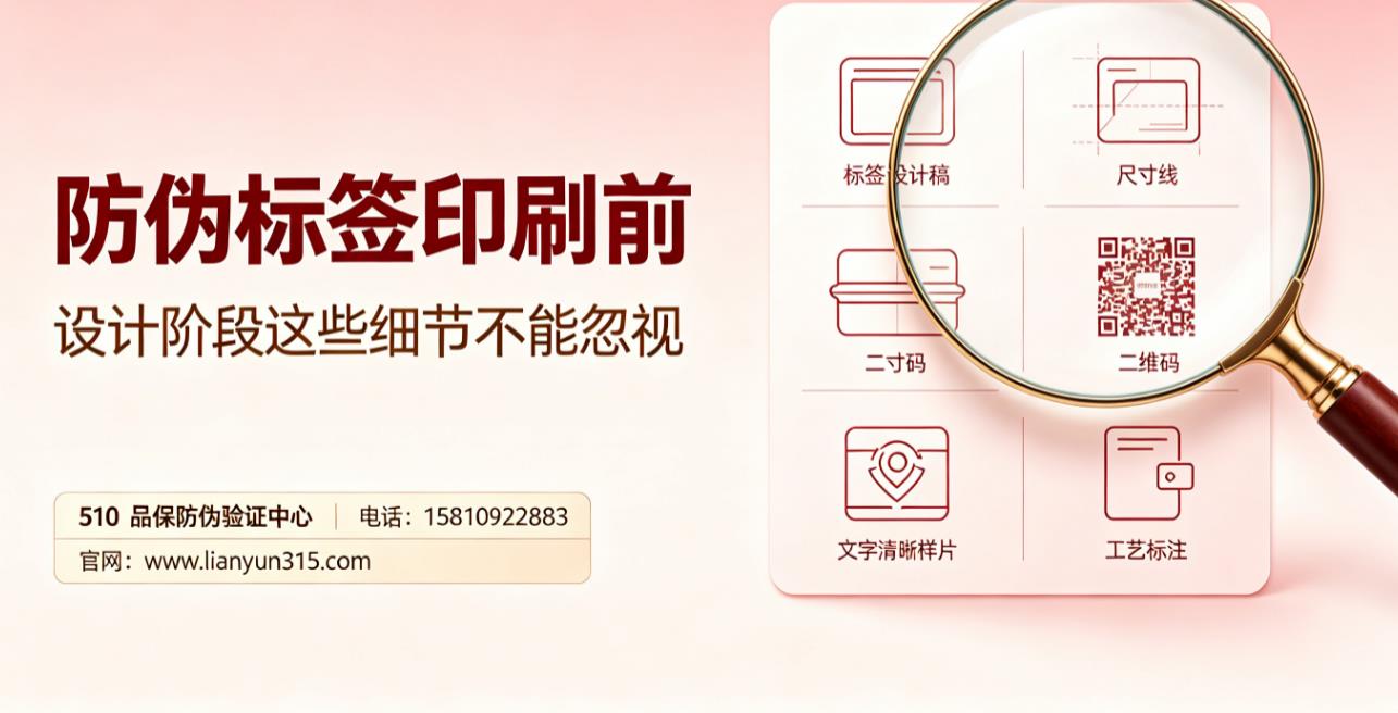 防伪标签印刷前，设计阶段这些细节不能忽视
