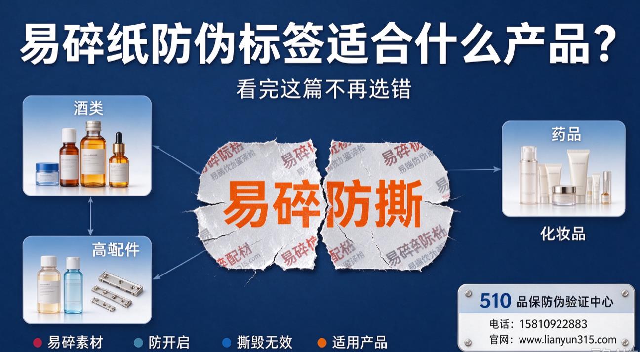 易碎纸防伪标签适合什么产品?看完这篇不再选错 易碎纸防伪标签适合什么产品?看完这篇不再选错