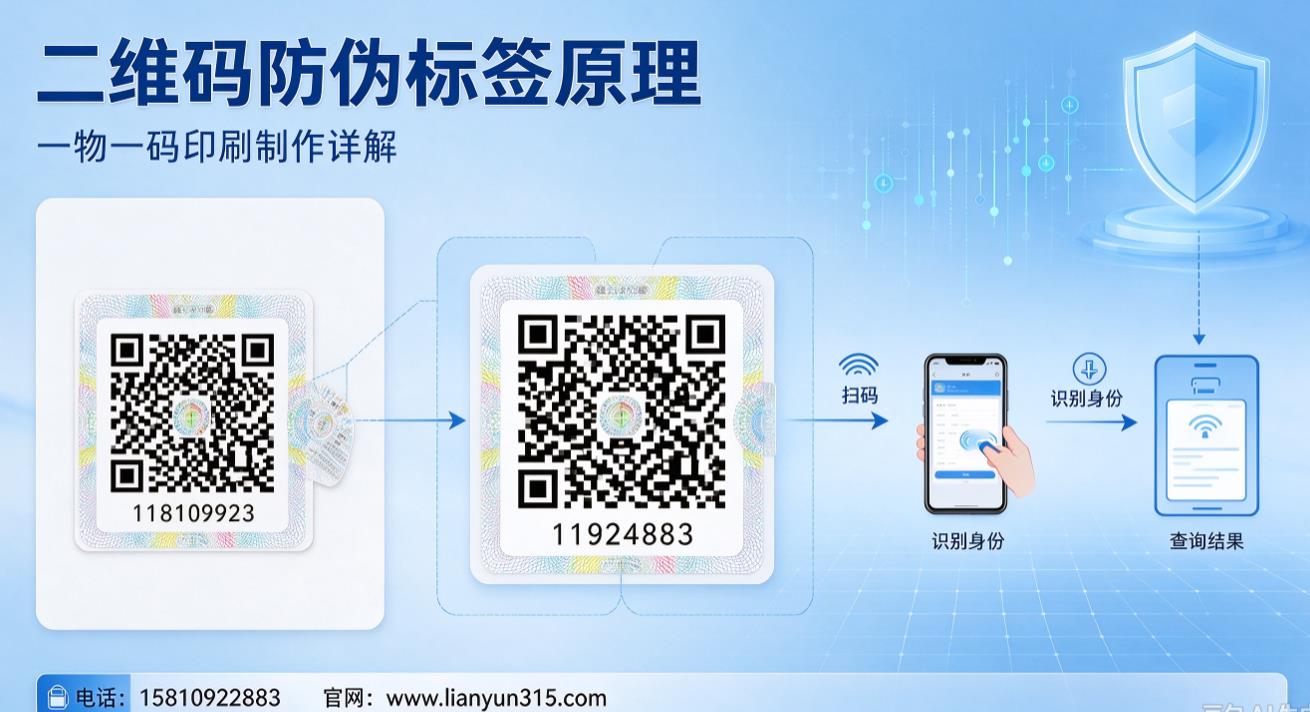 二维码防伪标签原理,一物一码二维码防伪标签制作详解 二维码防伪标签原理,一物一码二维码防伪标签制作详解