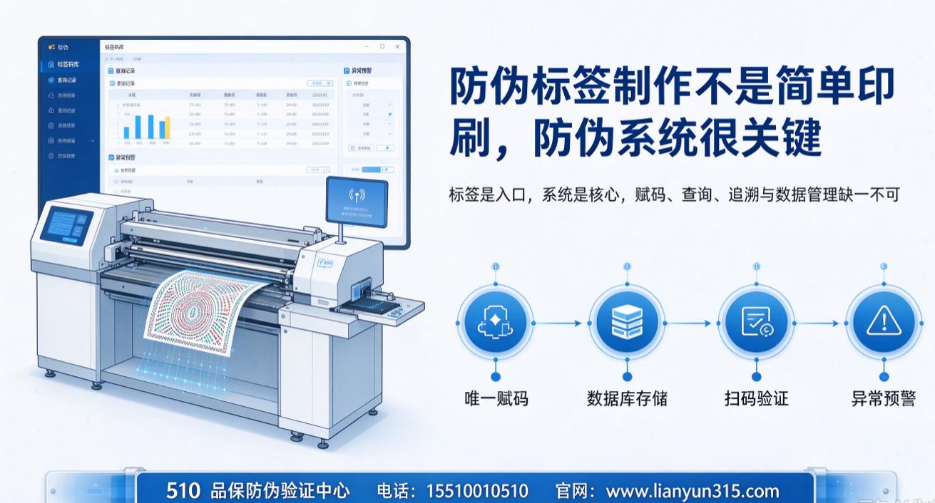 防伪标签制作不是简单印刷,防伪系统很关键 防伪标签制作不是简单印刷,防伪系统很关键