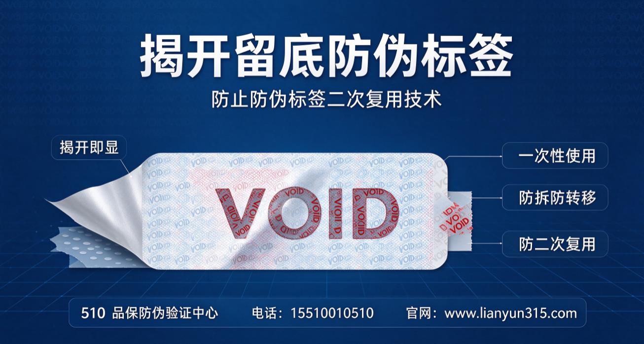 揭开留底防伪标签,防止防伪标签二次复用技术 揭开留底防伪标签,防止防伪标签二次复用技术