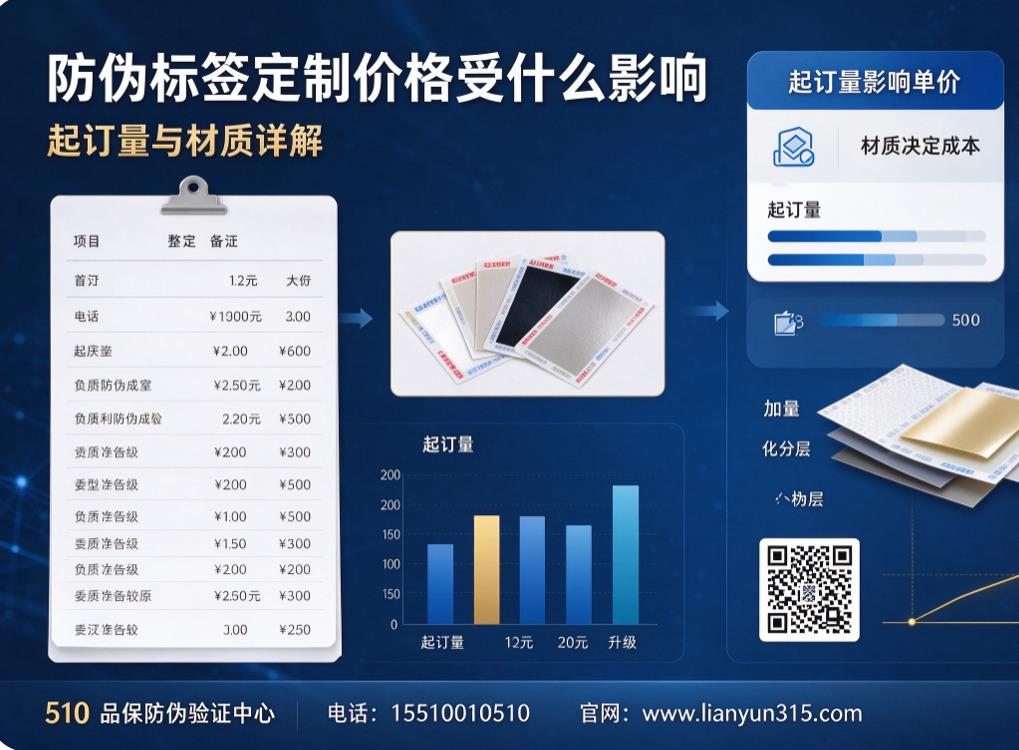 防伪标签定制价格受什么影响,防伪标签起订量与材质详解 防伪标签定制价格受什么影响,防伪标签起订量与材质详解