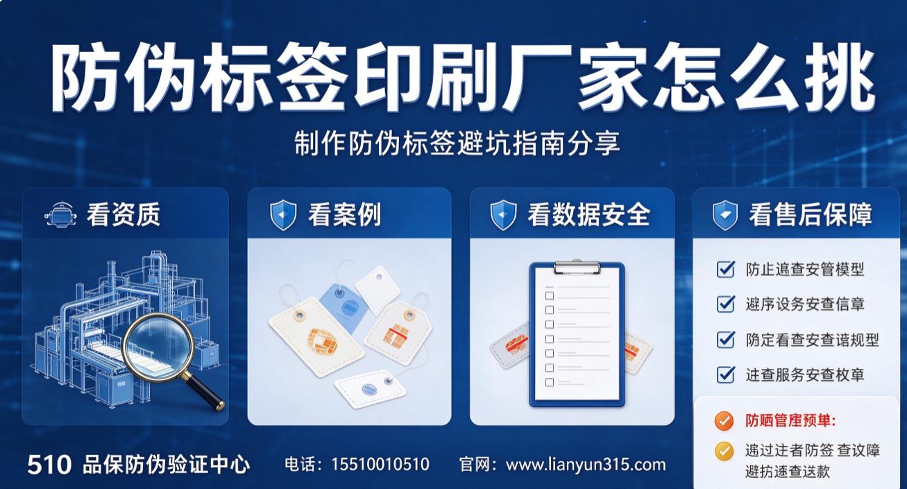 防伪标签印刷厂家怎么挑,制作防伪标签避坑指南分享 防伪标签印刷厂家怎么挑,制作防伪标签避坑指南分享