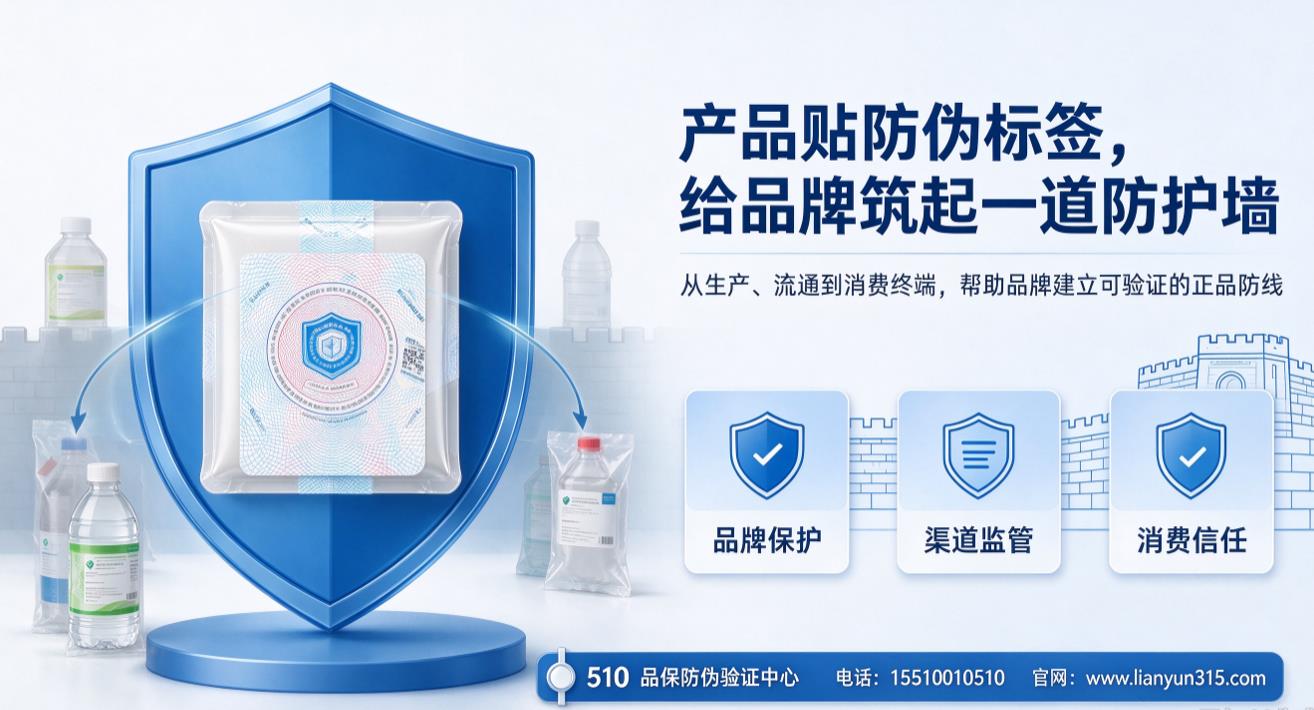 产品贴防伪标签,给品牌筑起一道防护墙 产品贴防伪标签,给品牌筑起一道防护墙