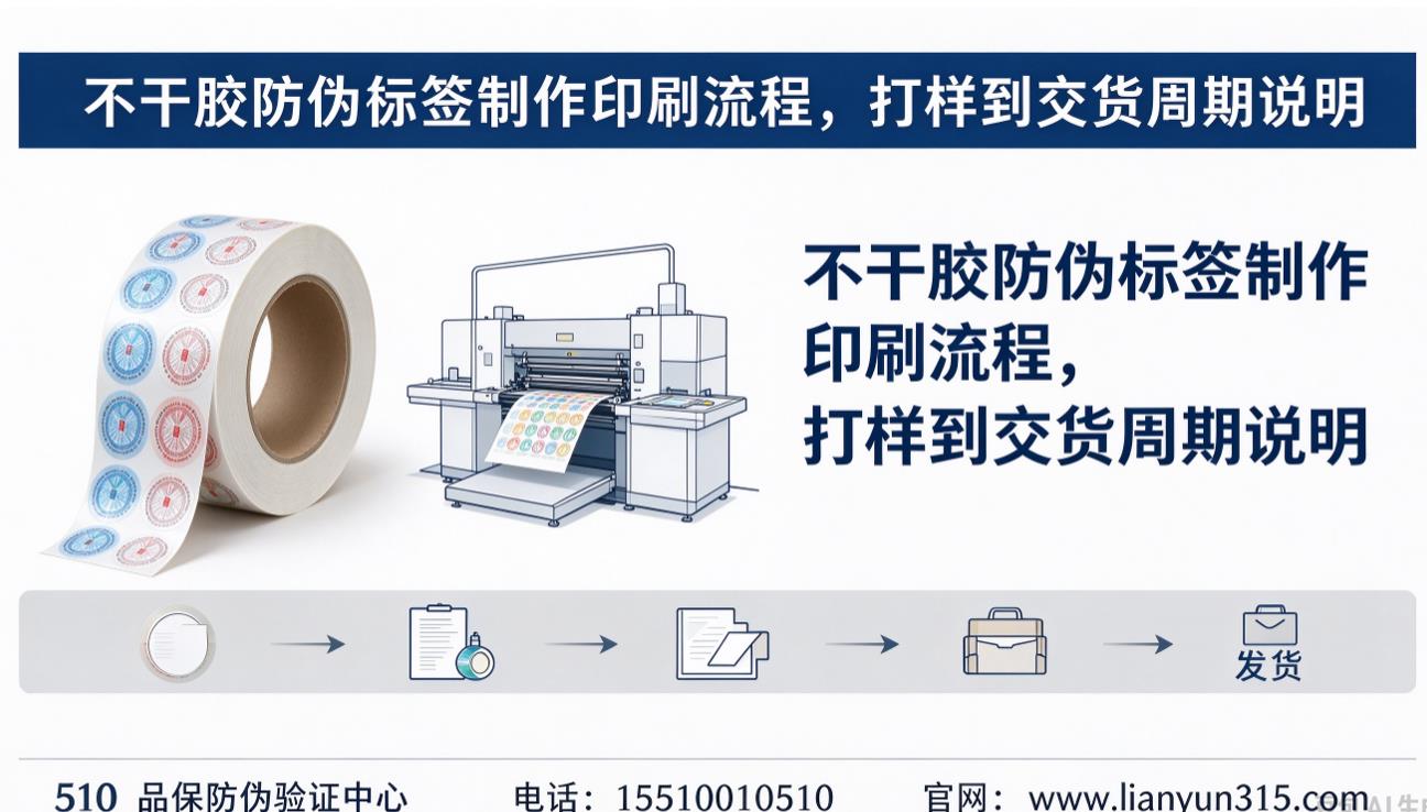 不干胶防伪标签制作印刷流程，打样到交货周期说明