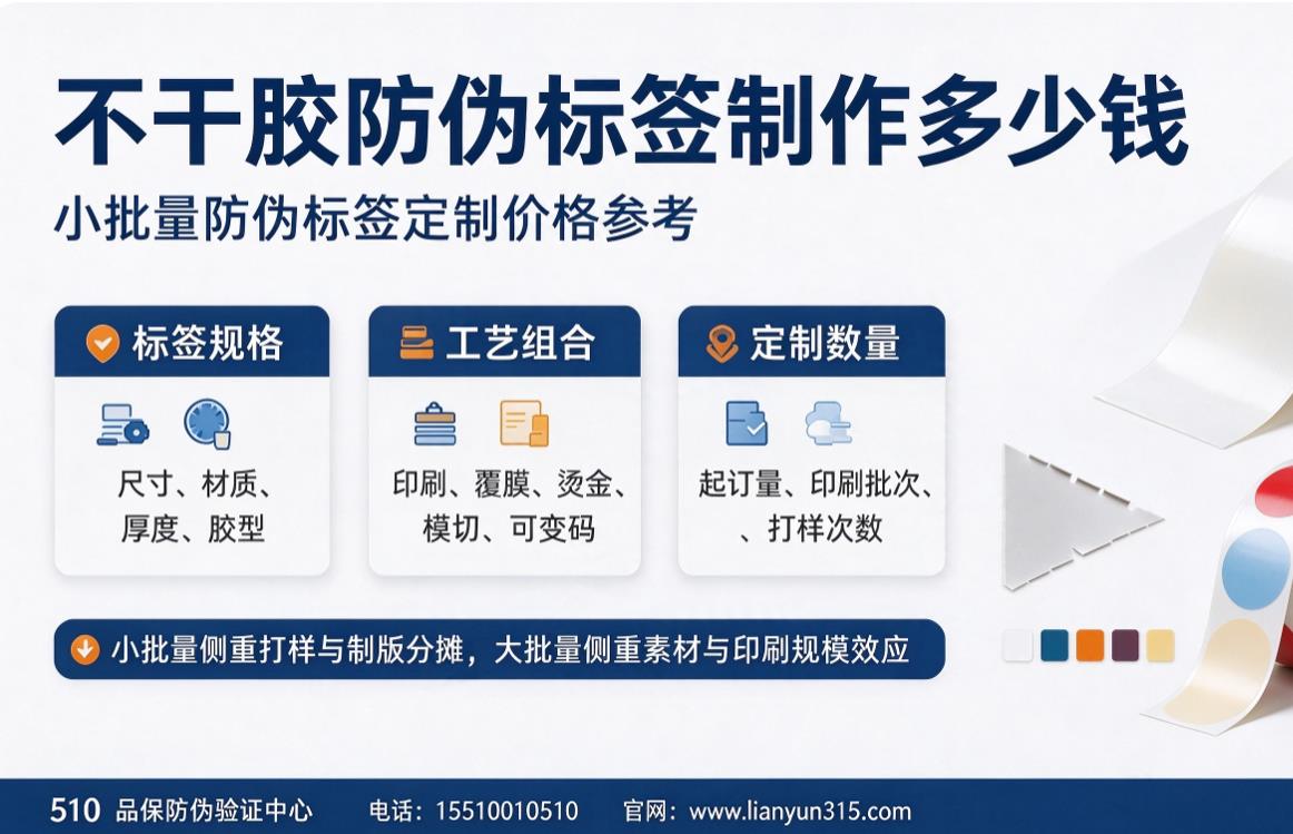 不干胶防伪标签制作多少钱,小批量防伪标签定制价格参考 不干胶防伪标签制作多少钱,小批量防伪标签定制价格参考