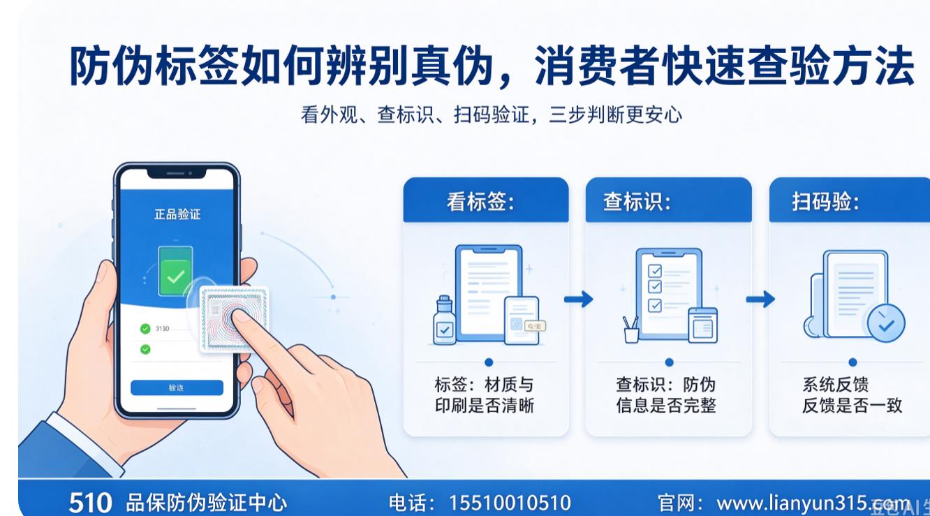 防伪标签如何辨别真伪，消费者快速查验方法