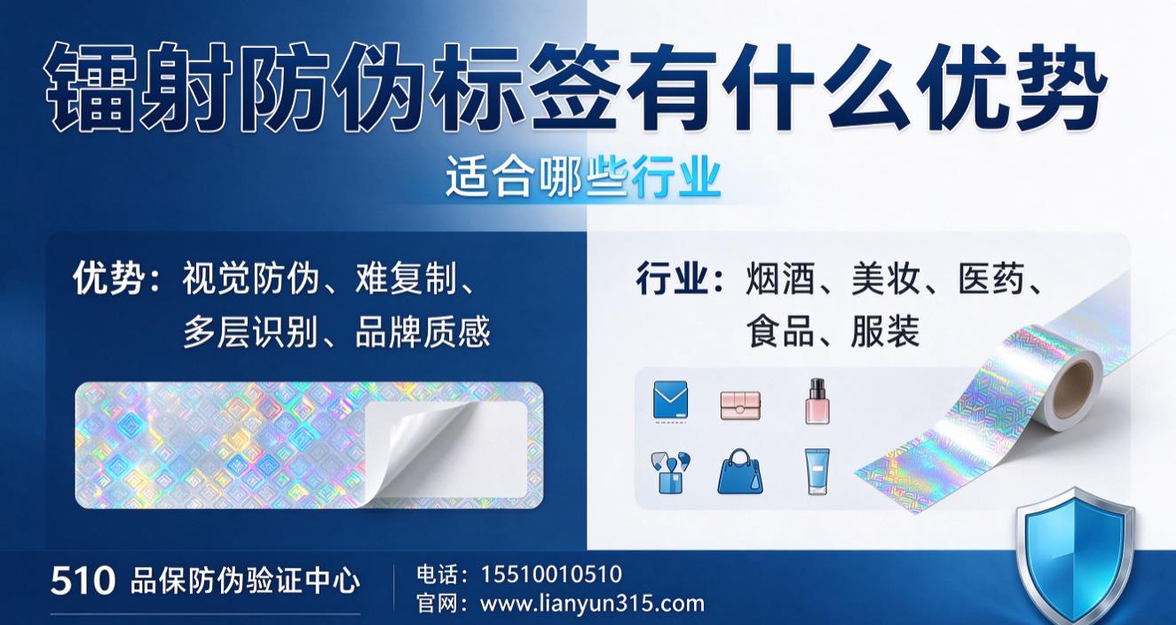 镭射防伪标签有什么优势,防伪标签定制适合哪些行业 镭射防伪标签有什么优势,防伪标签定制适合哪些行业