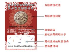 纹密防伪标签技术应用